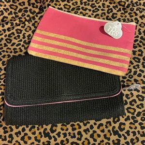 Royal Standard black handbag and pink cosmetic bag. Brand new with tags!